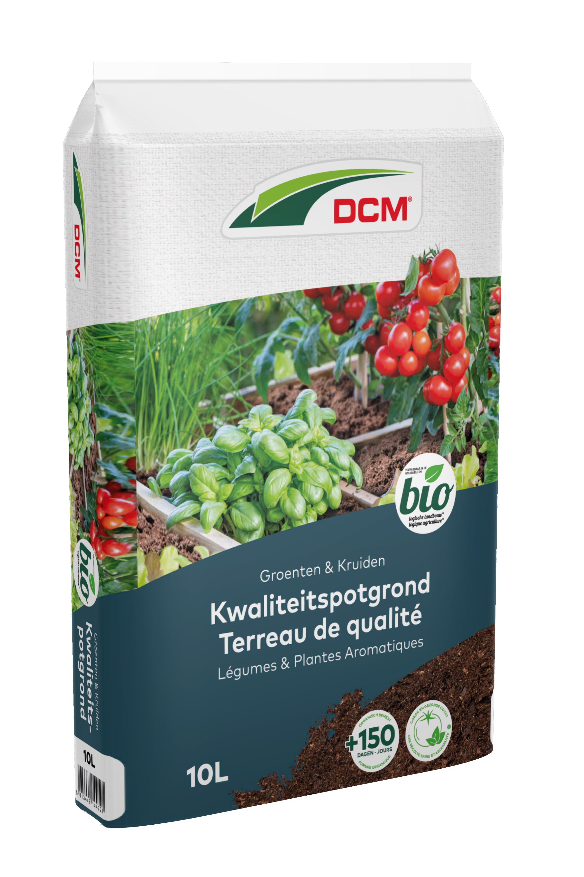 DCM Bio potgrond voor groenten en kruiden