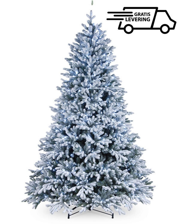 portemonnee Geurig partij Besneeuwde kunstkerstboom "Snowy Mountain" 213 cm | Natuurlijke kerstboom  met sneeuw