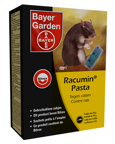 Racumin Pasta tegen ratten en muizen 500g