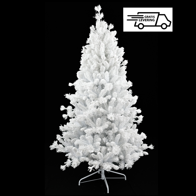 Witte kunstkerstboom 210cm | Een echte eyecatcher