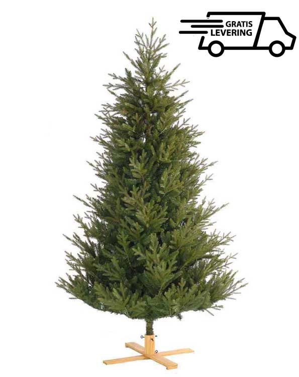 basketbal Beeldhouwer Doorweekt Kunststof kerstboom kopen | "Woody Large" 213cm | Kwaliteitsvol en duurzaam