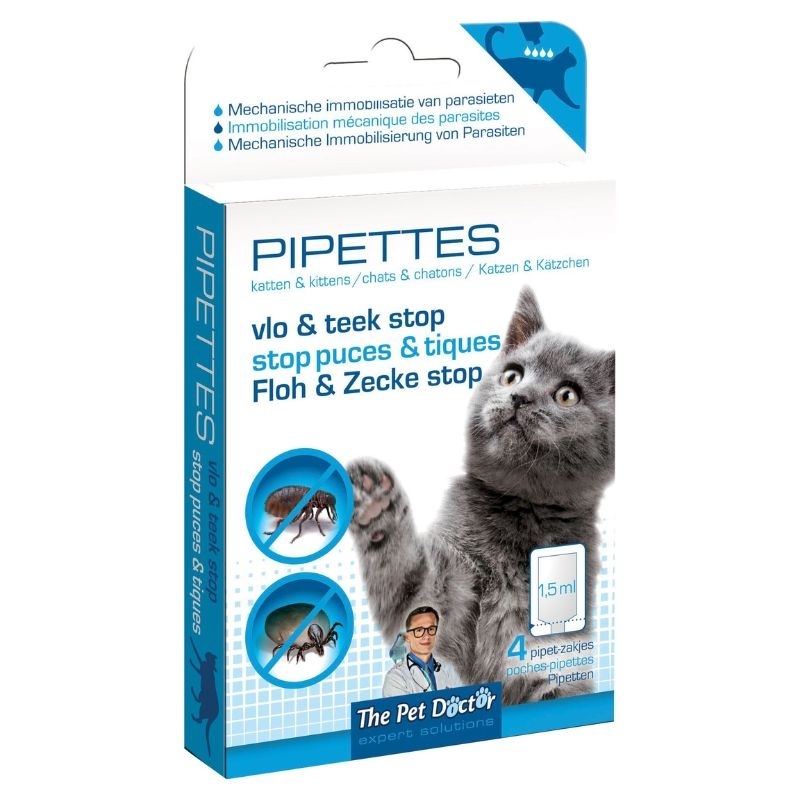 Verouderd Kwijting Norm Pippet tegen uitwendige parasieten voor katten | The Pet Doctor